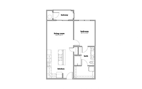 the scarborough apartment floor plan with roommates